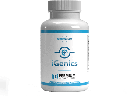 A bottle of iGenics