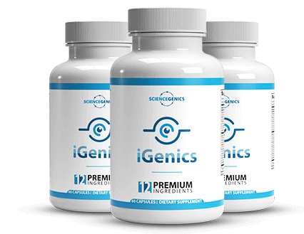 Three bottles of iGenics