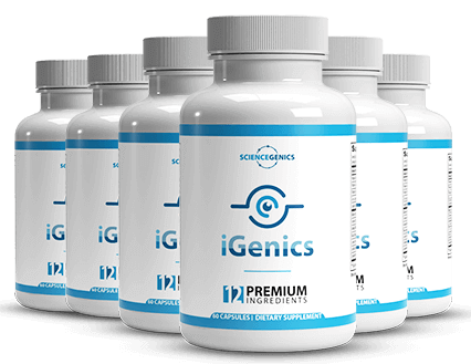 Six bottles of iGenics